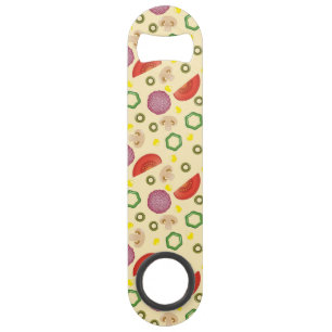 Pizza Pattern 2 Speed Flessenopener