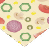 Pizza Pattern 2 Tafelkleed (Gekanteld)