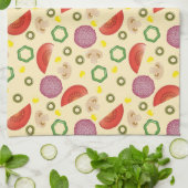 Pizza Pattern 2 Theedoek (Gevouwen)