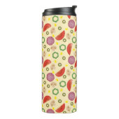 Pizza Pattern 2 Thermosbeker (Gedraaid links)