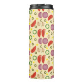 Pizza Pattern 2 Thermosbeker (Achterkant)