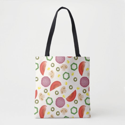 Pizza Pattern 2 Tote Bag (Voorkant)
