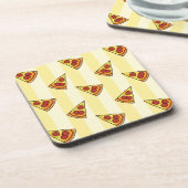 Pizza Pattern Bier Onderzetter (Linkerzijde)