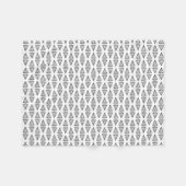 Pizza Pattern Blanket Fleece Deken (Voorkant (Horizontaal))