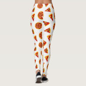 Pizza Pattern Cartoon Leggings (Achterkant)