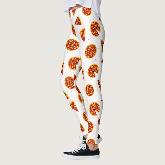 Pizza Pattern Cartoon Leggings (Links)