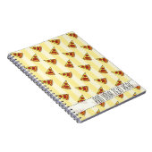 Pizza Pattern Custom Notitieboek (Rechterzijde)