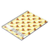 Pizza Pattern Custom Notitieboek (Linkerzijde)