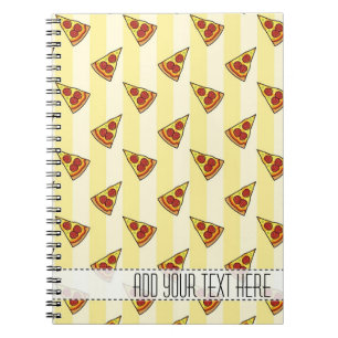 Pizza Pattern Custom Notitieboek