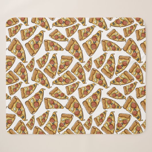 Pizza Pattern dekens (Voorkant (horizontaal))