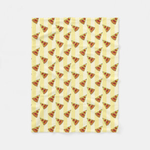 Pizza Pattern Fleece Deken
