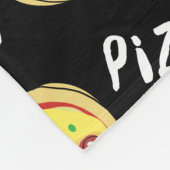 Pizza Pattern Fleece Deken (Hoek)