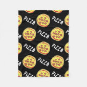 Pizza Pattern Fleece Deken (Voorkant)