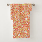 Pizza Pattern-handdoekset Bad Handdoek (Insitu)