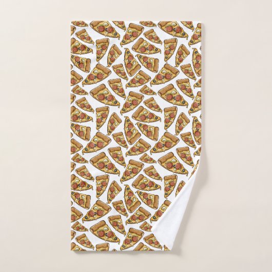 Pizza Pattern-handdoekset Bad Handdoek (Handdoek)