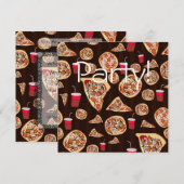 Pizza Pattern Kaart (Voorkant / Achterkant)