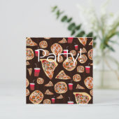 Pizza Pattern Kaart (Staand voorkant)