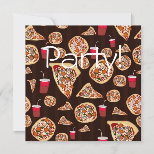 Pizza Pattern Kaart (Voorkant)