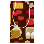 Pizza Pattern Klein Cadeauzakje (Voorkant)