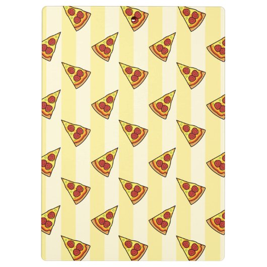 Pizza Pattern Klembord (Achterkant)