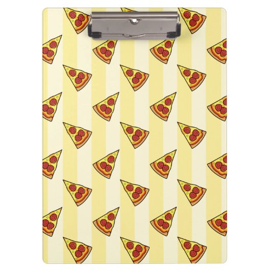 Pizza Pattern Klembord (Voorkant)