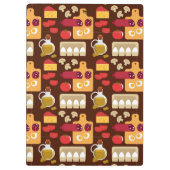 Pizza Pattern Klembord (Achterkant)