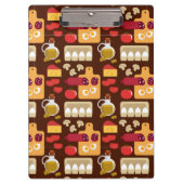 Pizza Pattern Klembord (Voorkant)