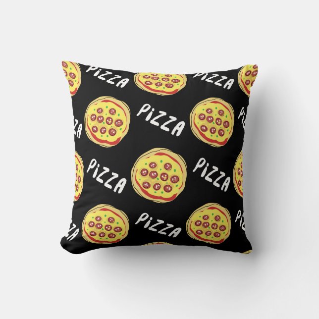 Pizza Pattern Kussen (Voorkant)