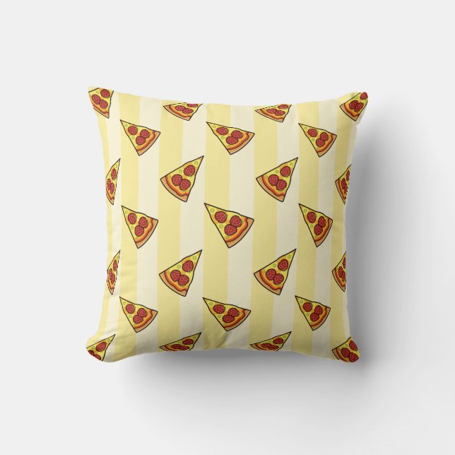 Pizza Pattern Kussen (Voorkant)