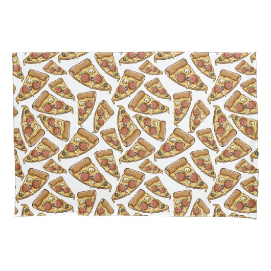 Pizza Pattern kussenslopen (Voorkant)