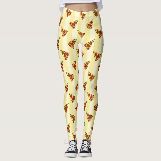 Pizza Pattern Leggings (Voorkant)