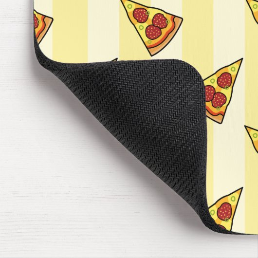 Pizza Pattern Mousepad Muismat (Hoek)