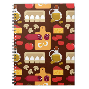 Pizza Pattern Notitieboek