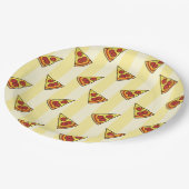 Pizza Pattern Papieren Bordje (Gekanteld)