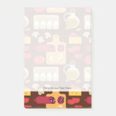 Pizza Pattern Post-it® Notes (Voorkant)