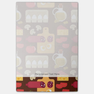 Pizza Pattern Post-it® Notes