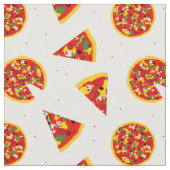 Pizza Pattern Stof (Close Up)