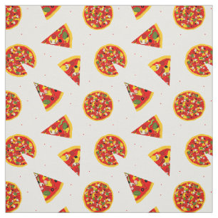 Pizza Pattern Stof