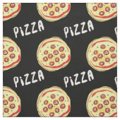 Pizza Pattern Stof (Swatch)
