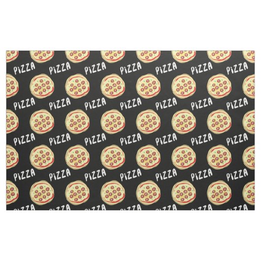 Pizza Pattern Stof (Fat Quarter)