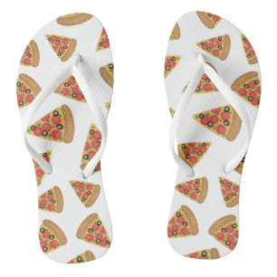 Pizza Pattern Teenslippers