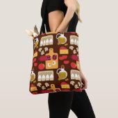 Pizza Pattern Tote Bag (Dichtbij)
