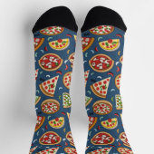 Pizza Pattern Unisex Crew Sock Sokken (Top)