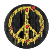 Pizza Peace Snijplank (Voorkant)