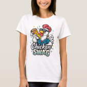 Pizza-Pecking Poultry Logo T-shirt (Voorkant)