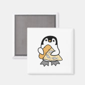 Pizza Penguin Magneet (Voorkant / Achterkant)