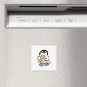 Pizza Penguin Magneet (Insitu (Vaatwasser))