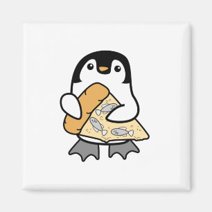 Pizza Penguin Magneet