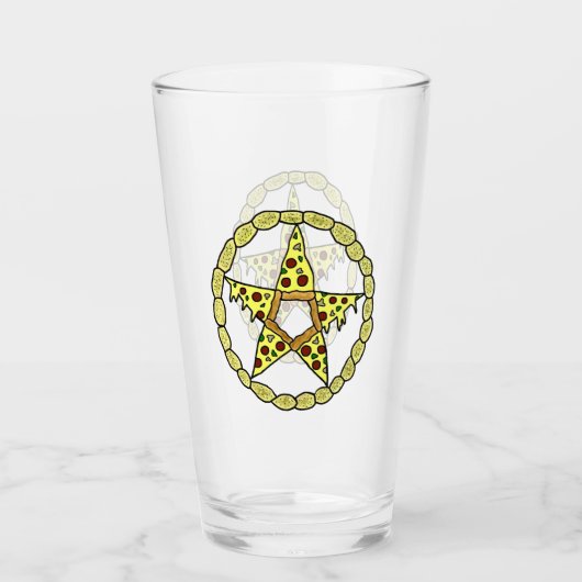 Pizza Pentacle Glass Glas (Voorkant)