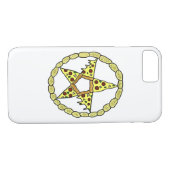 Pizza Pentacle iPhone Case (Achterkant (Horizontaal))